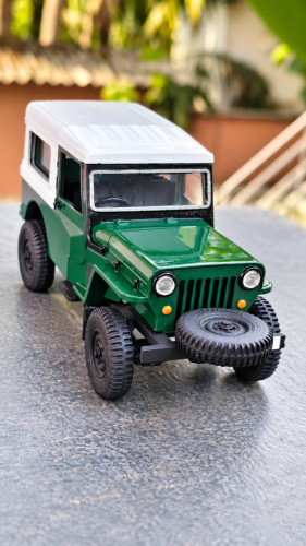 StreetCandy-3D-Printed-Indian-Automobile-Collectable-Mahendra-CJ-Green-Hardtop