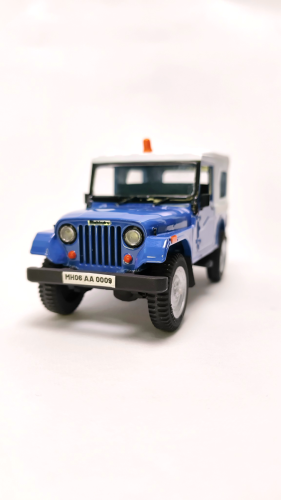 StreetCandy-3D-Printed-Indian-Automobile-Collectable-Mahendra-Jeep-Blue-Beacon
