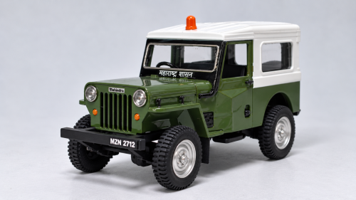 StreetCandy-3D-Printed-Indian-Automobile-Collectable-Mahendra-Jeep-Government-Green-Hardtop