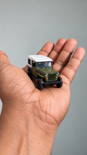 StreetCandy-3D-Printed-Indian-Automobile-Collectable-Mahendra-Jeep-Olive-Green