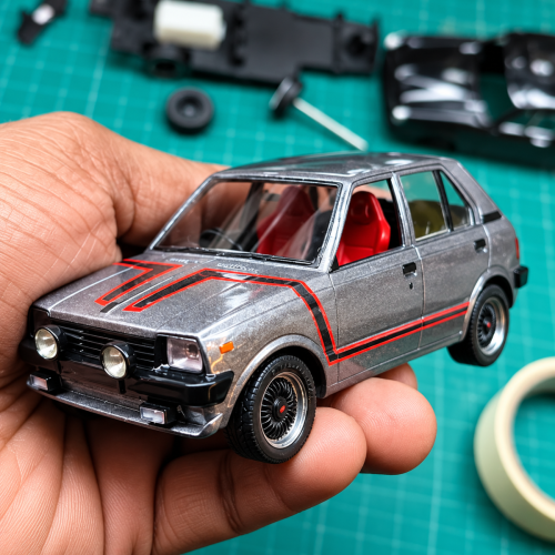 streetcandy-3d-printed-indian-automobile-collectable- -Grey-Vintage-Maruti-800